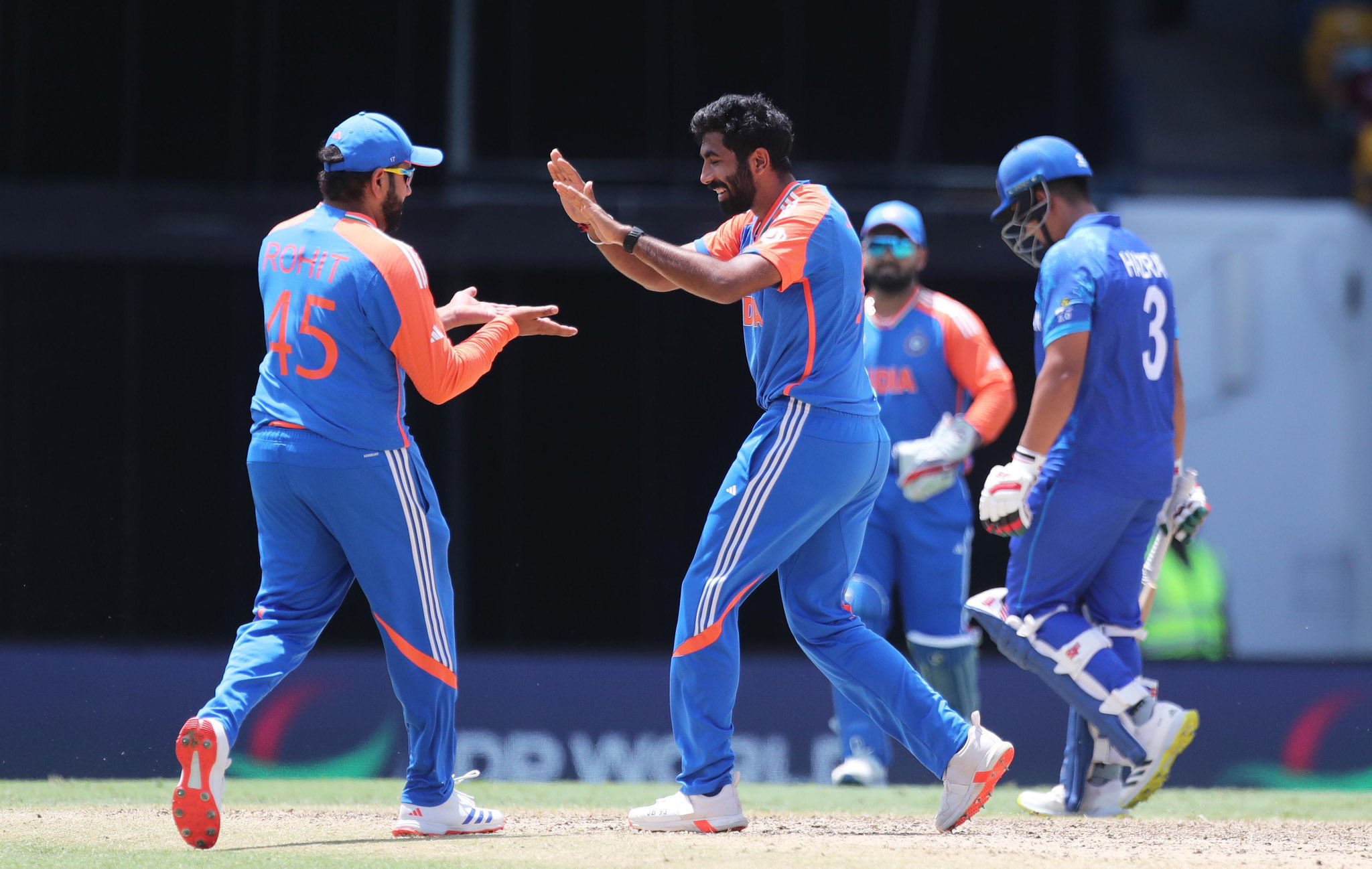 India Vs Afghanistan : Rohit Sharma credits Jasprit Bumrah after pounding win in Super 8s