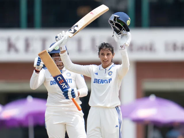 India women emerge victorious in the one-off test at Chennai